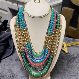Stella and dot Multilayered beaded necklace